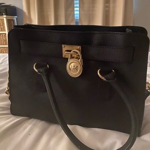 Michael lies Hamilton satchel black bag